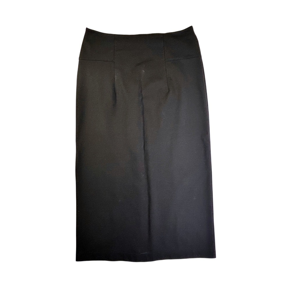Cato Black Midi Pencil Skirt High Waist Stretch Professional Workwear Size M